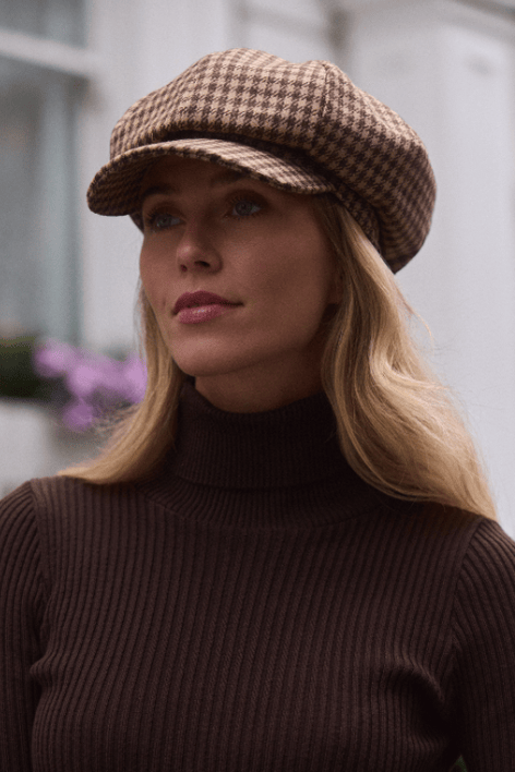 Bakerboy Cap - VA Houndstooth