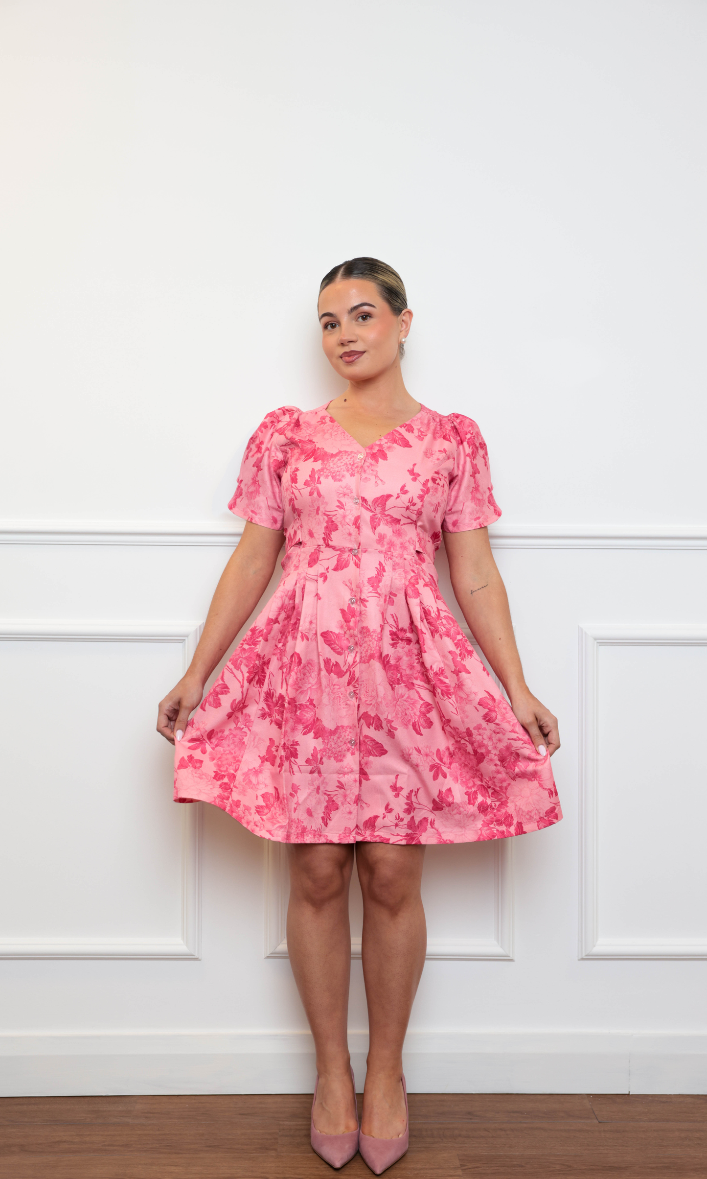 Pink Muse Solene Dress - Short