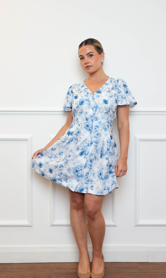 Azure Garden Solene Dress - Short