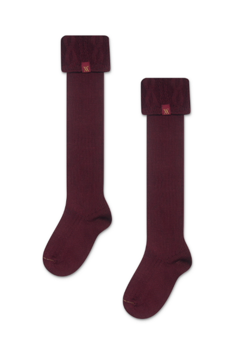 VA Boot Socks - Maroon