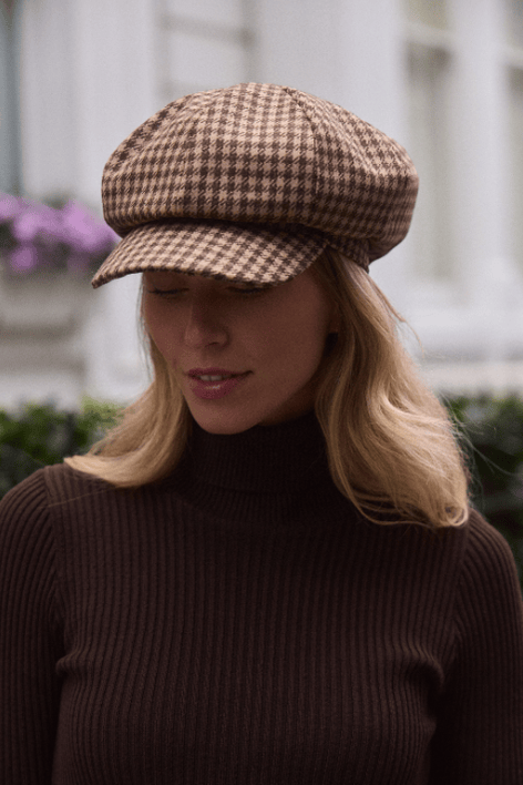 Bakerboy Cap - VA Houndstooth