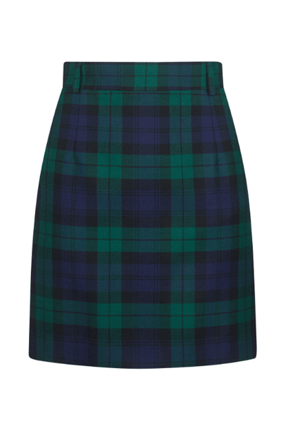 Henrietta Tweed Skirt - Blackwatch Tartan